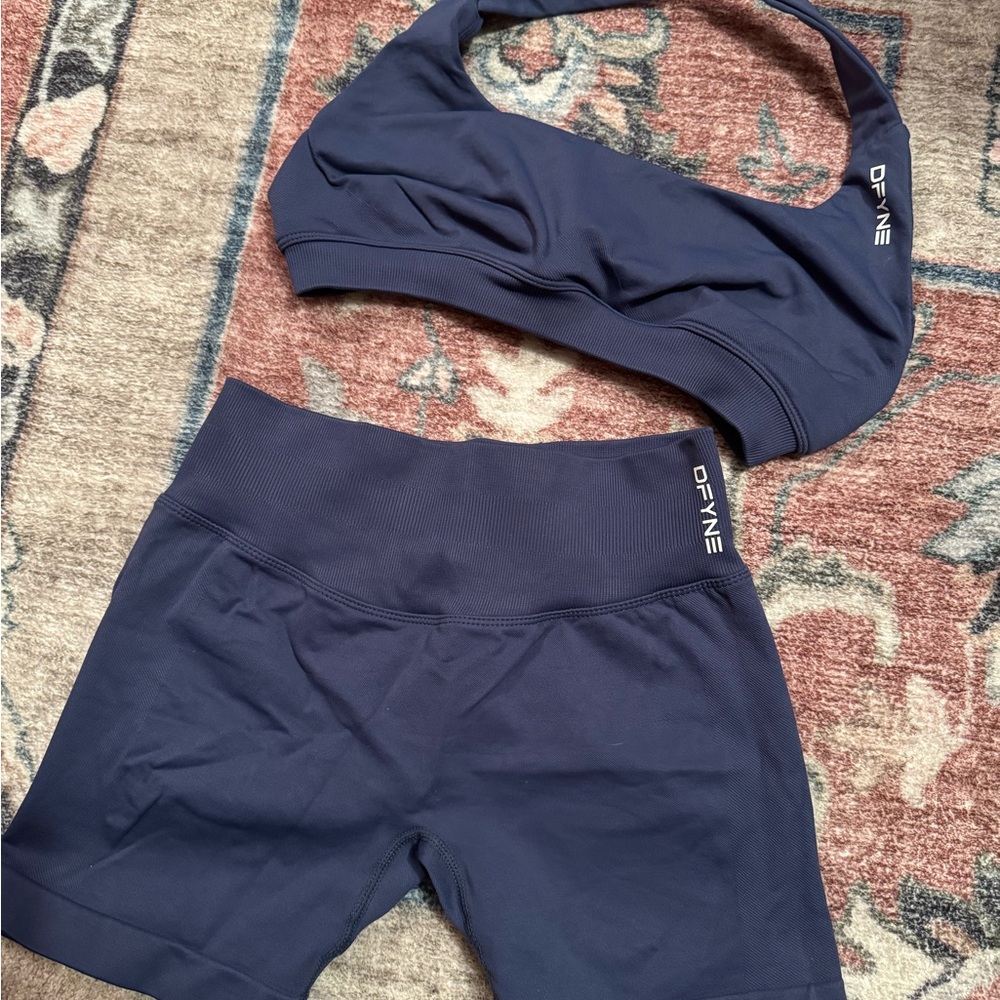 OFYNE Women's Navy Bike Shorts